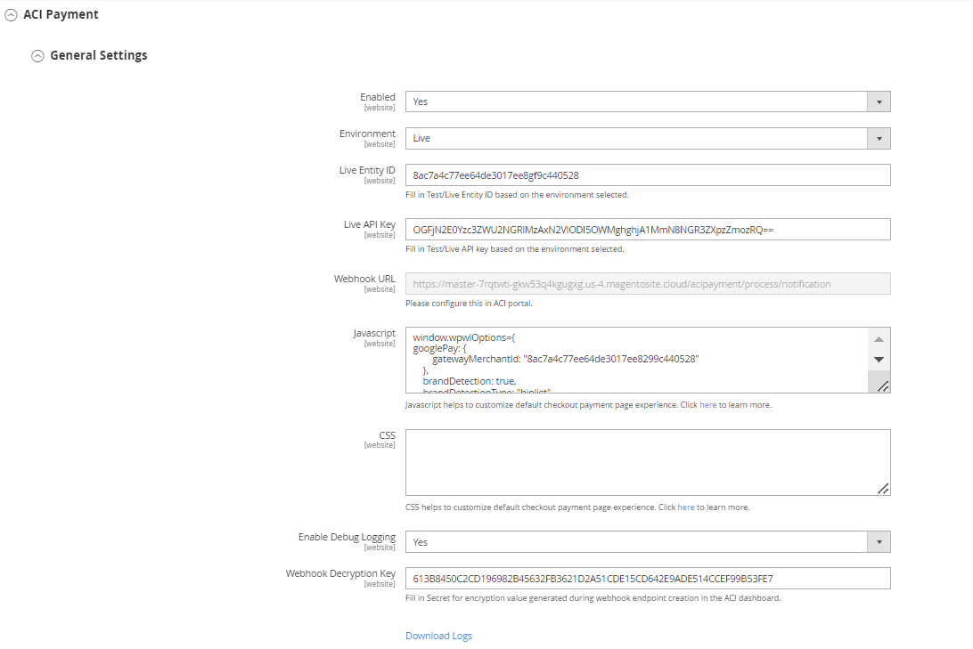 Adobe Commerce Cloud: Live Configuration