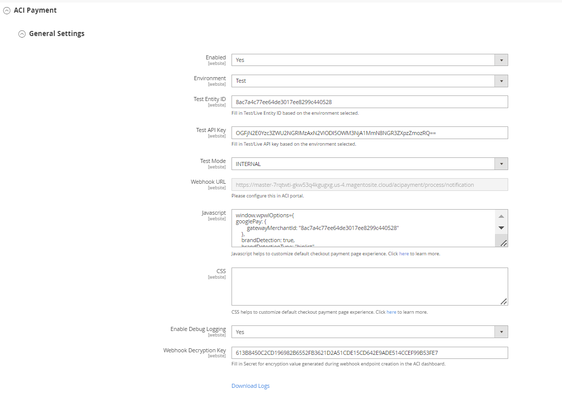 Adobe Commerce Cloud: Sample Configuration